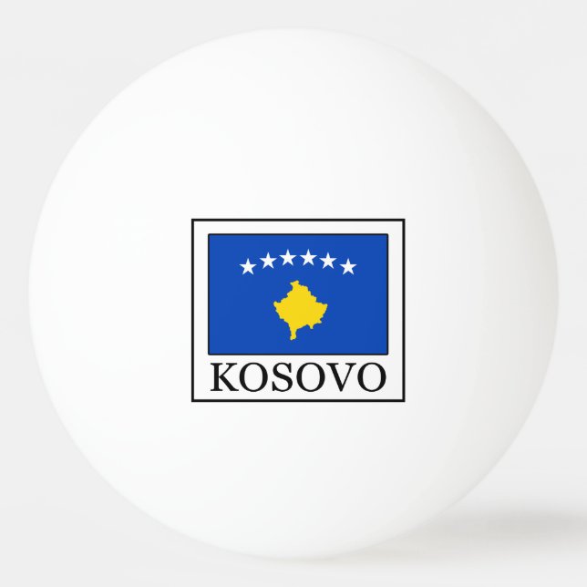 Pelota De Ping Pong Kosovo (Anverso)