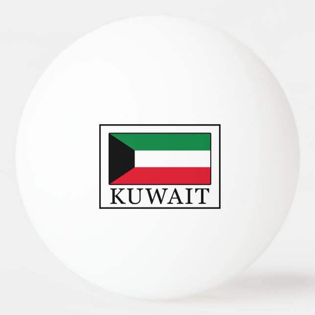 Pelota De Ping Pong Kuwait (Anverso)
