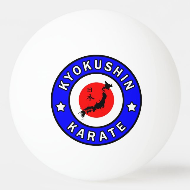 Pelota De Ping Pong Kyokushin Karate (Anverso)