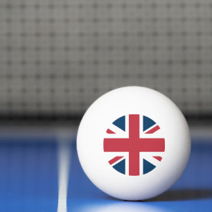 Pelota De Ping Pong La bandera británica Union Jack