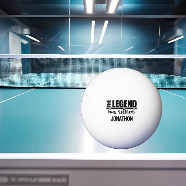 Pelota De Ping Pong La leyenda se retira (Subido por el creador)