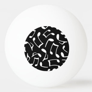 Pelota De Ping Pong La música observa el modelo blanco y negro