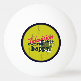 Pelota De Ping Pong ¡La Televisión Hace Feliz A Todos!