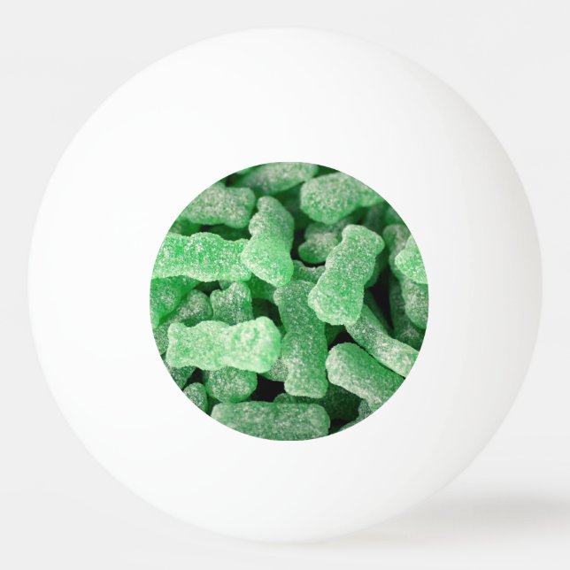 Pelota De Ping Pong La vodka infundió el caramelo del oso de la jalea (Anverso)