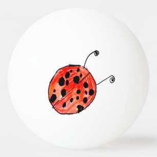 Pelota De Ping Pong Ladybug