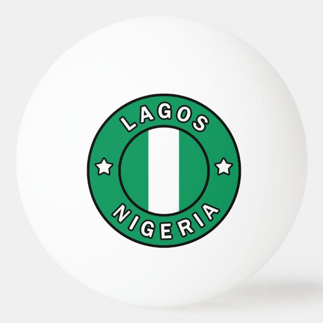 Pelota De Ping Pong Lagos Nigeria (Anverso)