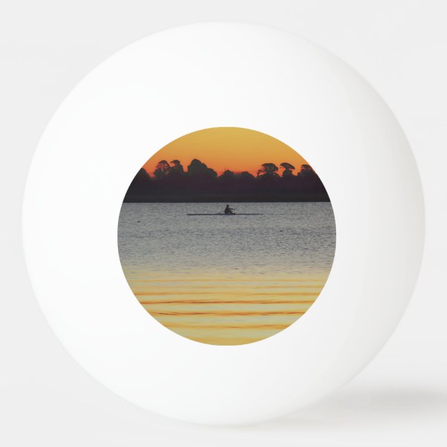 Pelota De Ping Pong Lake Wendouree Calm Before Nightfall (Anverso)