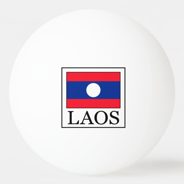 Pelota De Ping Pong Laos (Anverso)