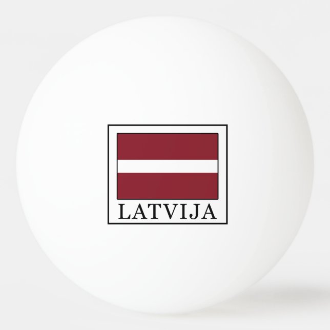 Pelota De Ping Pong Latvija (Anverso)