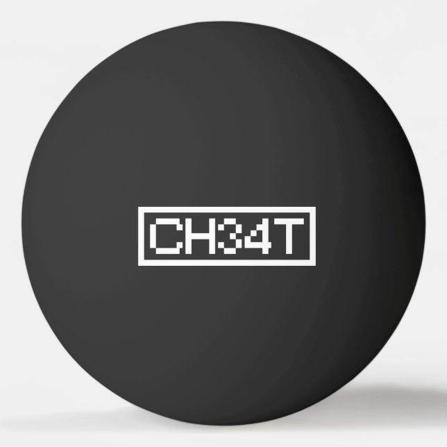 PELOTA DE PING PONG LEET CHEAT PING PONG BALL (Anverso)