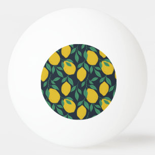 Pelota De Ping Pong Lemones coloridos: Vibrancia de mano.