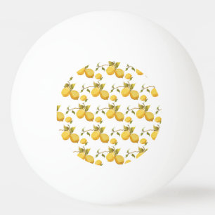 Pelota De Ping Pong Lemones frescos de época: diseño simplista