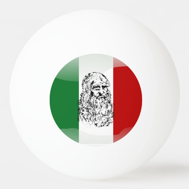 Pelota De Ping Pong Leonardo da Vinci (Anverso)
