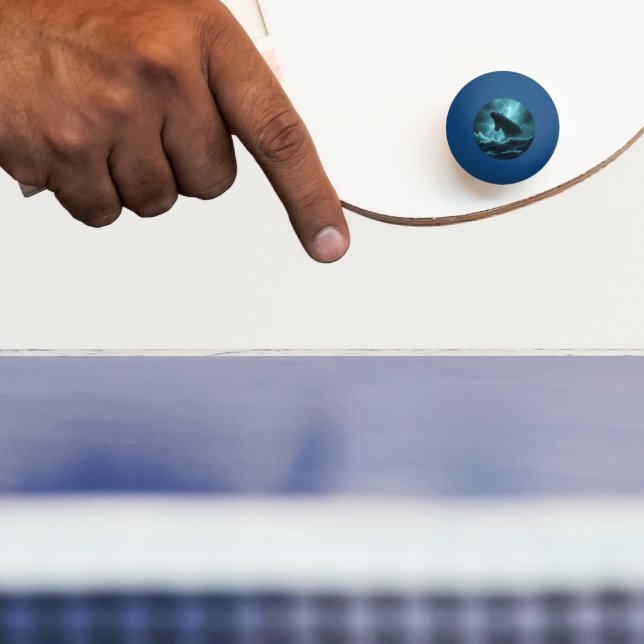 Pelota De Ping Pong „Leviathan – Wächter der Tiefsee“   (Paleta)