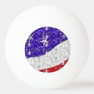 Pelota De Ping Pong Liberty Dog Ping Pong Balls - Dones azules rojos