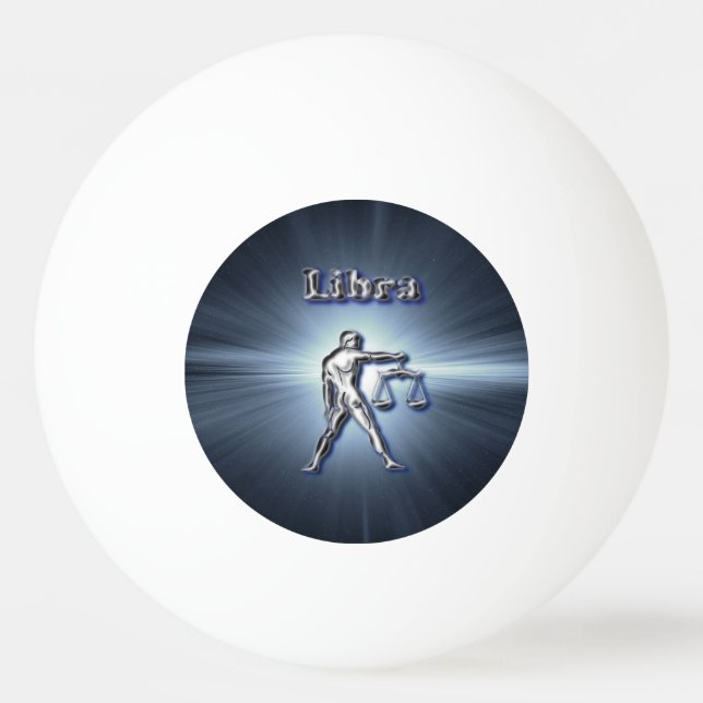 Pelota De Ping Pong Libra del cromo (Reverso)