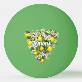 Pelota De Ping Pong Limones