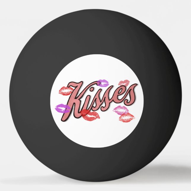 PELOTA DE PING PONG LIP KISSES (Anverso)