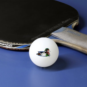 Pelota De Ping Pong Lirio de agua de pato de madera
