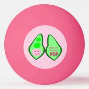 Pelota De Ping Pong Listo para pop Girl Pea Rosa