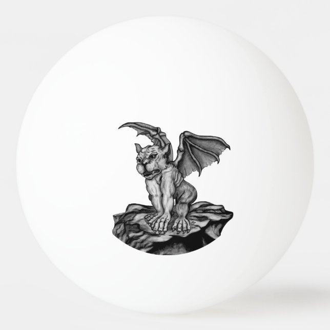 Pelota De Ping Pong Little Golem Gargoyle (Anverso)