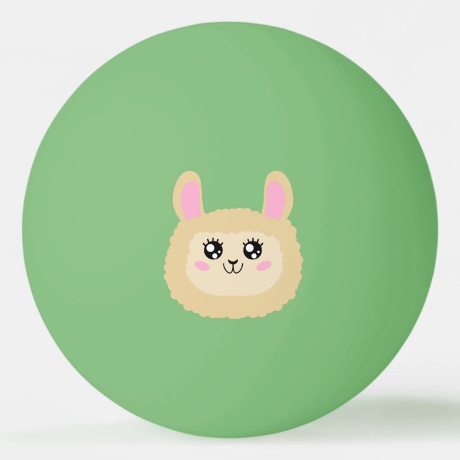 Pelota De Ping Pong Llama (Anverso)