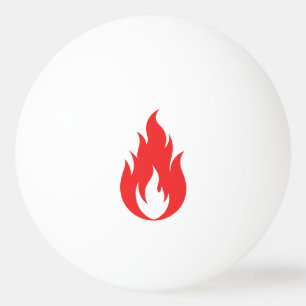 Pelota De Ping Pong Llama roja