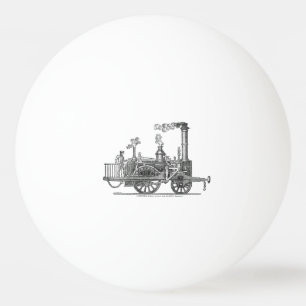 Pelota De Ping Pong Locomotora de trenes de vapor temprano
