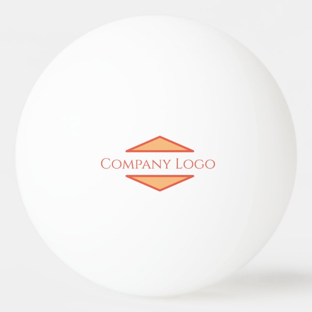 Pelota De Ping Pong Logotipo de empresa personalizado (Anverso)