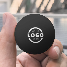 Pelota De Ping Pong Logotipo de negocio personalizado Negro corporativ