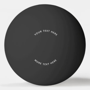 Pelota De Ping Pong Logotipo simple con negocio de texto
