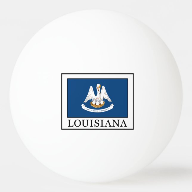 Pelota De Ping Pong Louisiana (Anverso)
