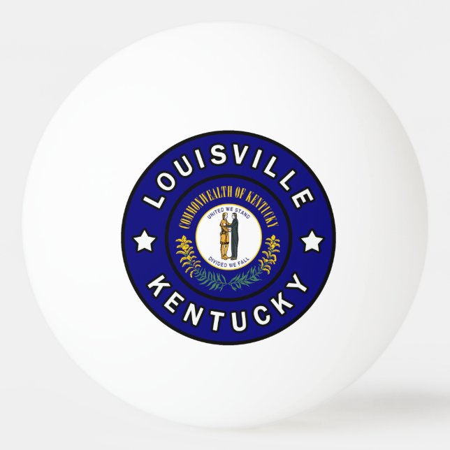 Pelota De Ping Pong Louisville Kentucky (Anverso)