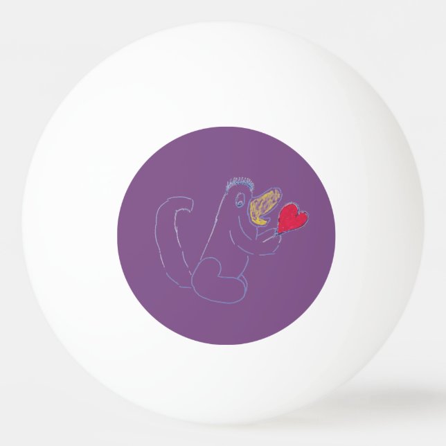 Pelota De Ping Pong Love Bug Three Star ping Pong Ball (Anverso)