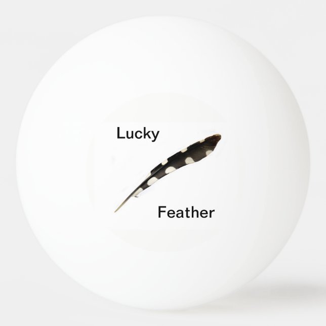 Pelota De Ping Pong Lucky Feather Ping Pong Ball (Anverso)