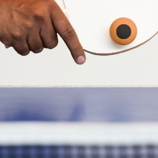 Pelota De Ping Pong Lunares de melocotón albaricoque sobre fondo negro
