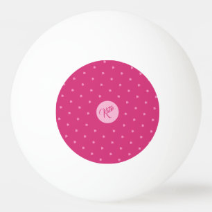 Pelota De Ping Pong Lunares rosados - Conchas marinas -