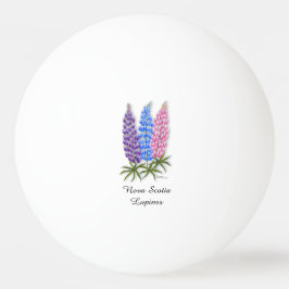 Pelota De Ping Pong Lupinos de Nueva Escocia