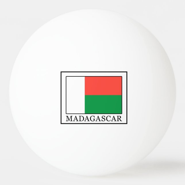 Pelota De Ping Pong Madagascar (Anverso)