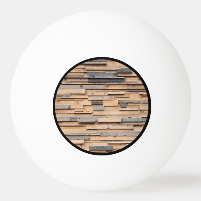 Pelota De Ping Pong Madera reclamada, material sostenible (Reverso)