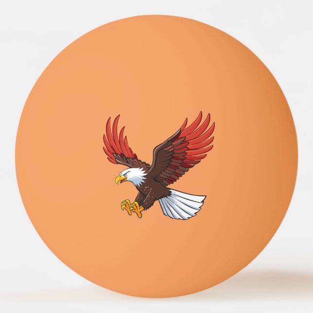 Pelota De Ping Pong Majestic eagle in flight (Anverso)