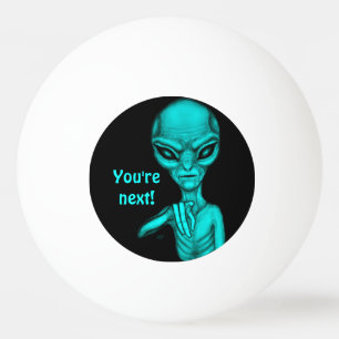 Pelota De Ping Pong ¡Mala Alien, eres la siguiente!
