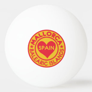 Pelota De Ping Pong MALLORCA España personalizado monograma baloncesto