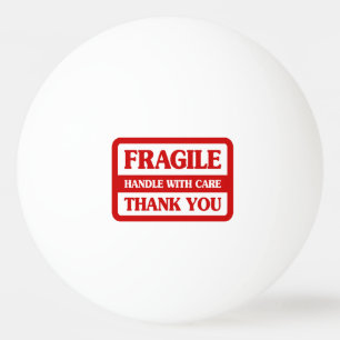 Pelota De Ping Pong Manejo Frágil con cuidado