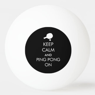 Pelota De Ping Pong Mantenga la calma Ping Pong