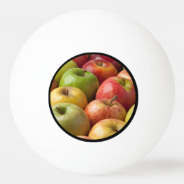 Pelota De Ping Pong Manzanas - Maduras y Coloridas