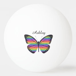 Pelota de Ping Pong Mariposa Personalizada