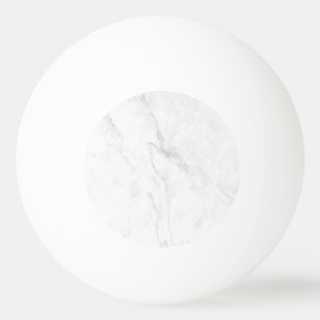 Pelota De Ping Pong Mármol Blanco (Anverso)