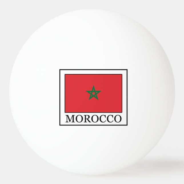 Pelota De Ping Pong Marruecos (Anverso)
