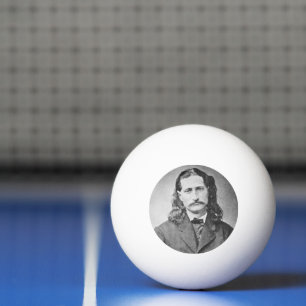 Pelota De Ping Pong Marshal Wild Bill Hickok Antiguo Cañero Occidental